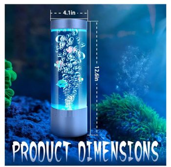 Bubble fish lava lamp
