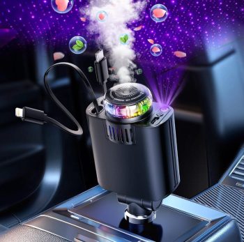 Retractable car charger