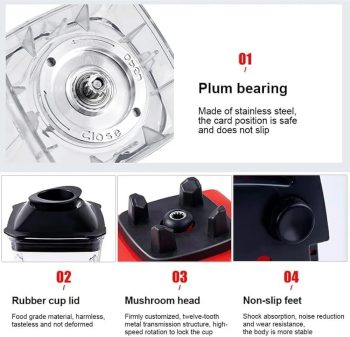 Silver crest 8000 watt blender 2 in 1