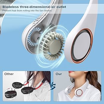 PORTABLE BLADELESS NECK FAN
