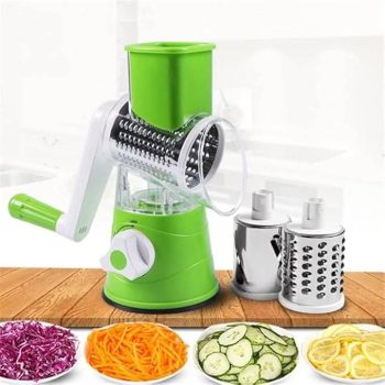 3-in-1 Drum Grater + 5-in-1 Vegetable Chopper